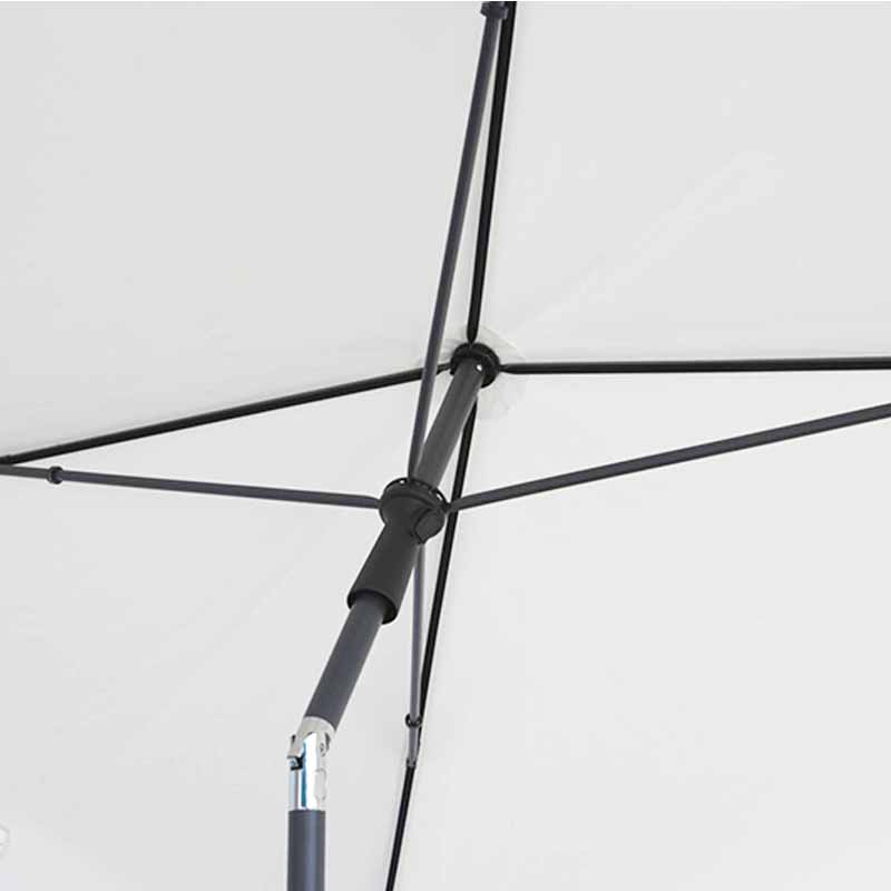 Stalowy parasol z prostokątem z przechylaniem GP1902