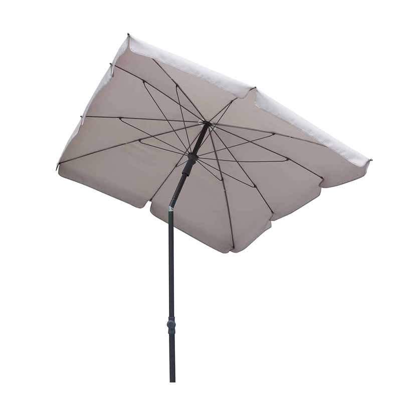 Stalowy parasol z prostokąta z przechylaniem GP1901