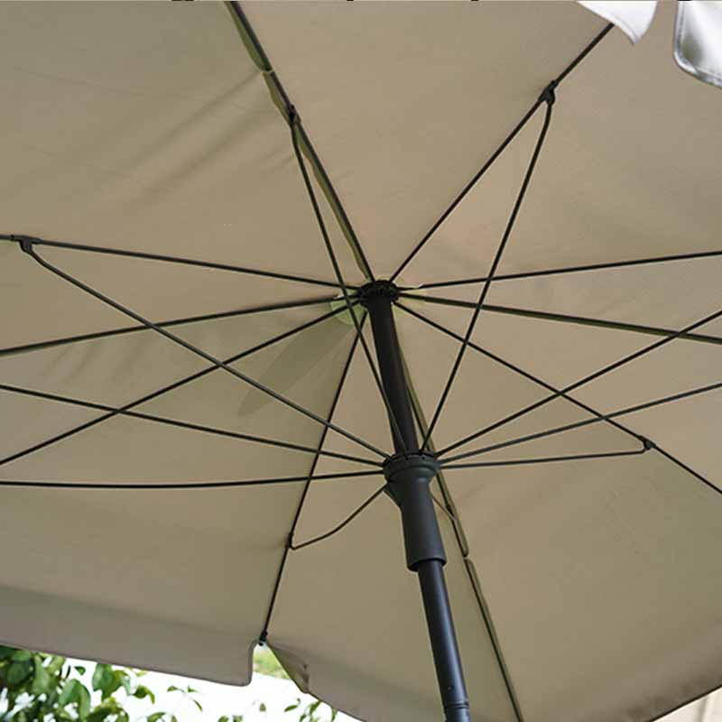 Stalowy parasol z prostokąta z przechylaniem GP1901