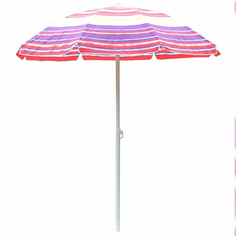 Steel Beach parasol z pochyleniem wykonanym przez non tkanin BU1912