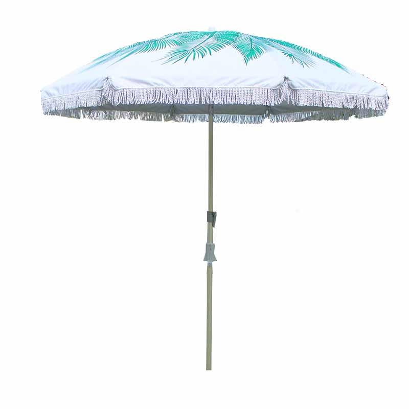 Parasol plażowy Alu z Tassel BU1928-4
