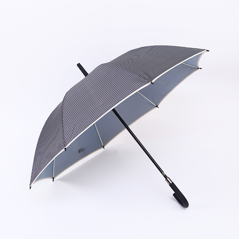 Silny prosty parasol w stylu w kratę Ru19114