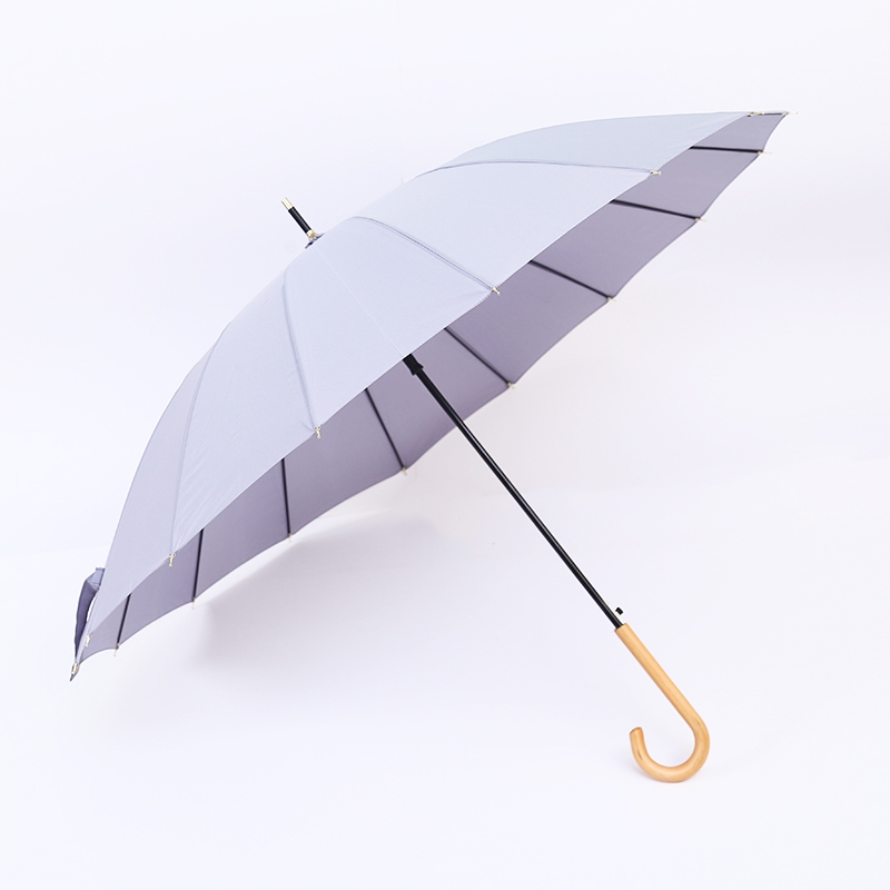 Wielki prosty parasol w eleganckim designie Ru19107